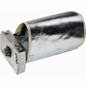 Starter Heat Shield Barrier Cover Wrap Insulation High Temperature Fiberglass Versa-Shield Aluminized Protection Silver 7"x 24"