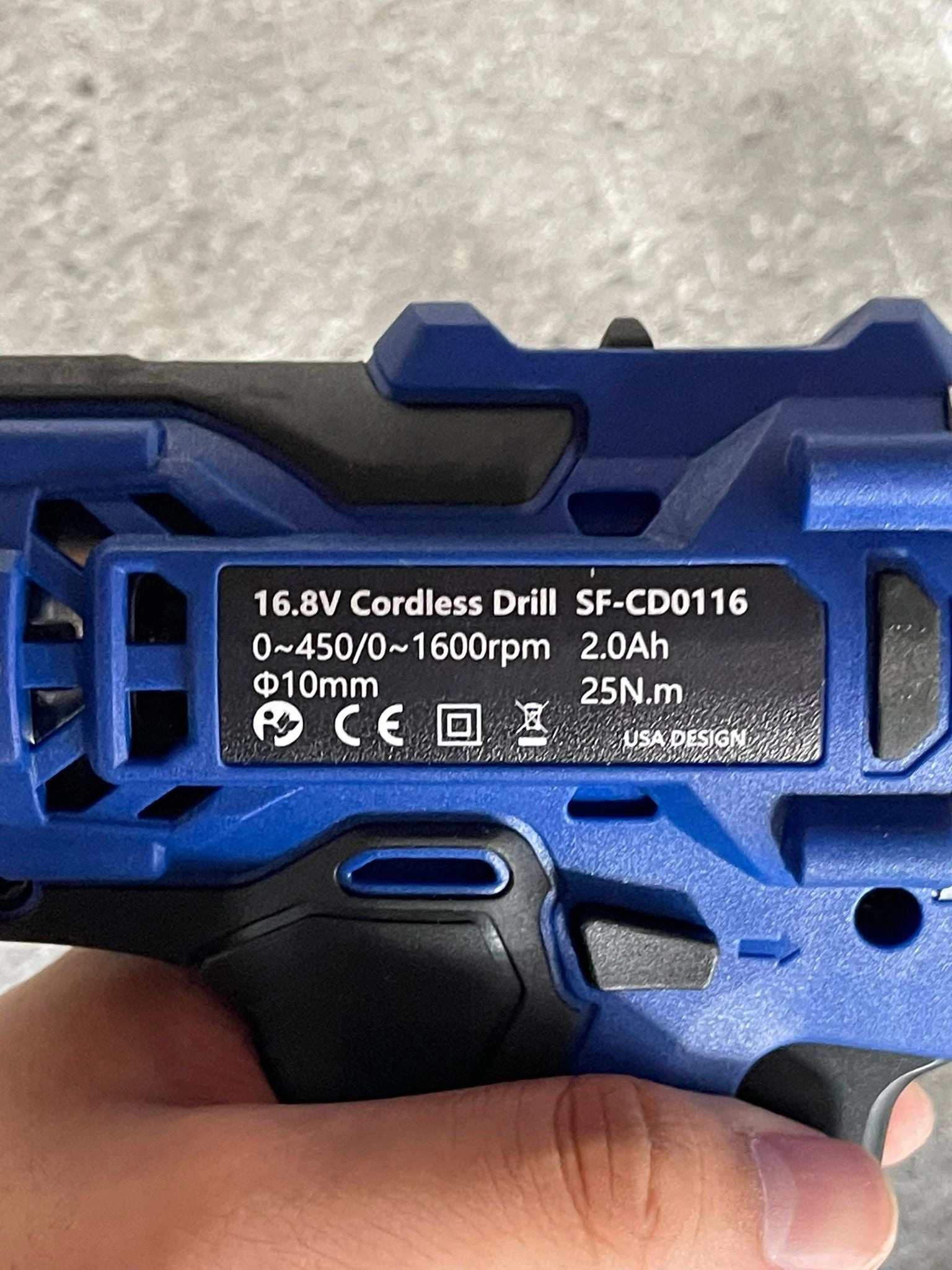 Steel Force 16.8V Cordless Drill Come with 2 Battery & 1 Charger | Model : SF-CD0116
