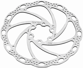 Tektro TR140-22 Disc Rotor - 140mm 6-Bolt Silver